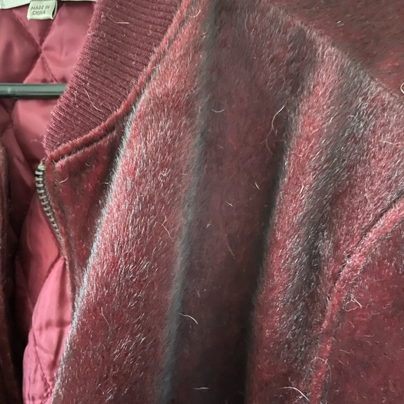 Faux Fur Bomber Jacket - Picture 2 of 5